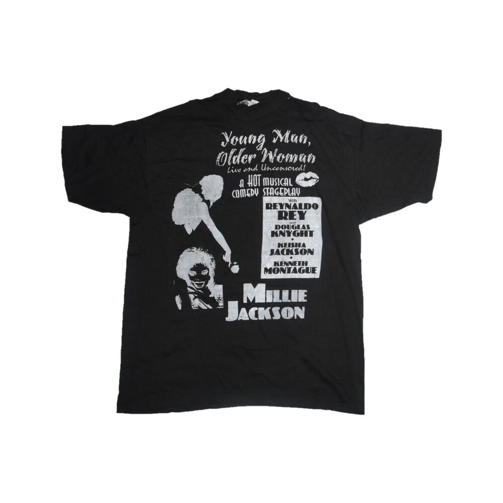 Vintage Millie Jackson Older Woman, Younger Man Single Stitch T-Shirt - XL